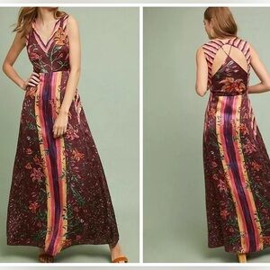 Ajit Kumar Beaded Maxi Dress for Anthropologie